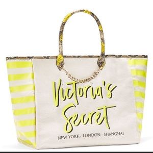 Victoria’s Secret Angel City Tote Yellow NWT